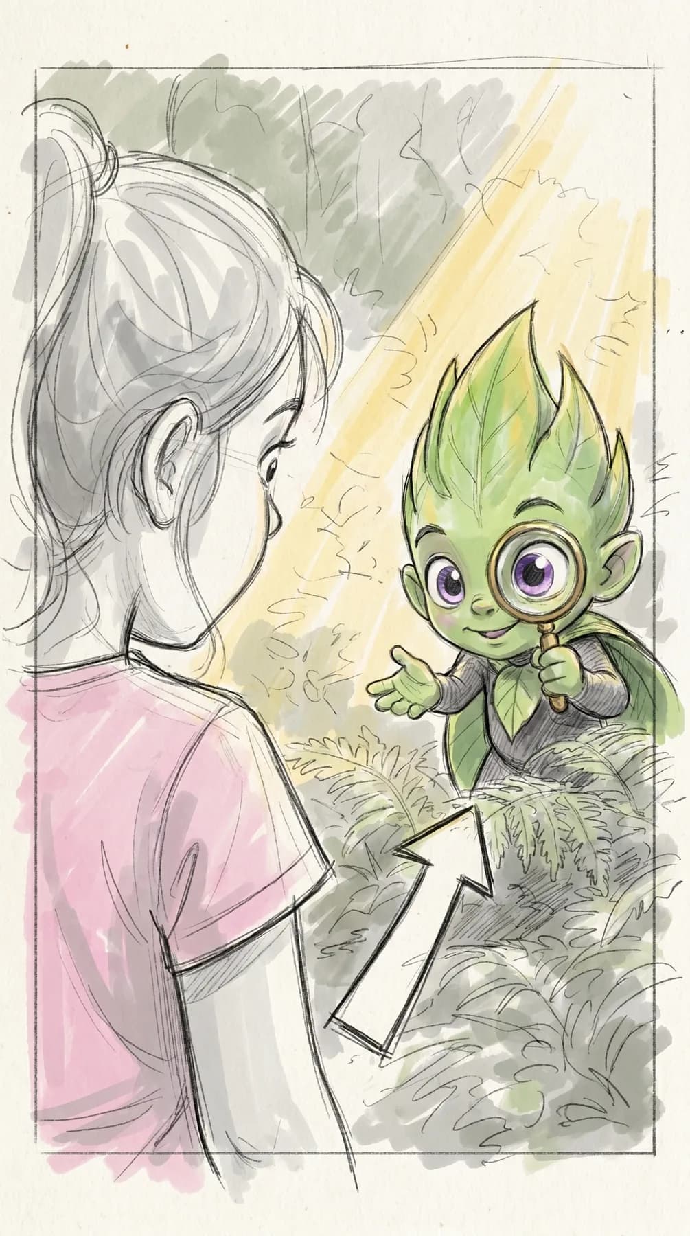 Storyboard Sketch — Venn Appears
